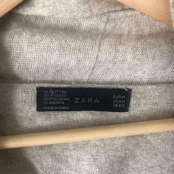 Zara Ruffled Hem Open Cardigan - Picture 3 of 5